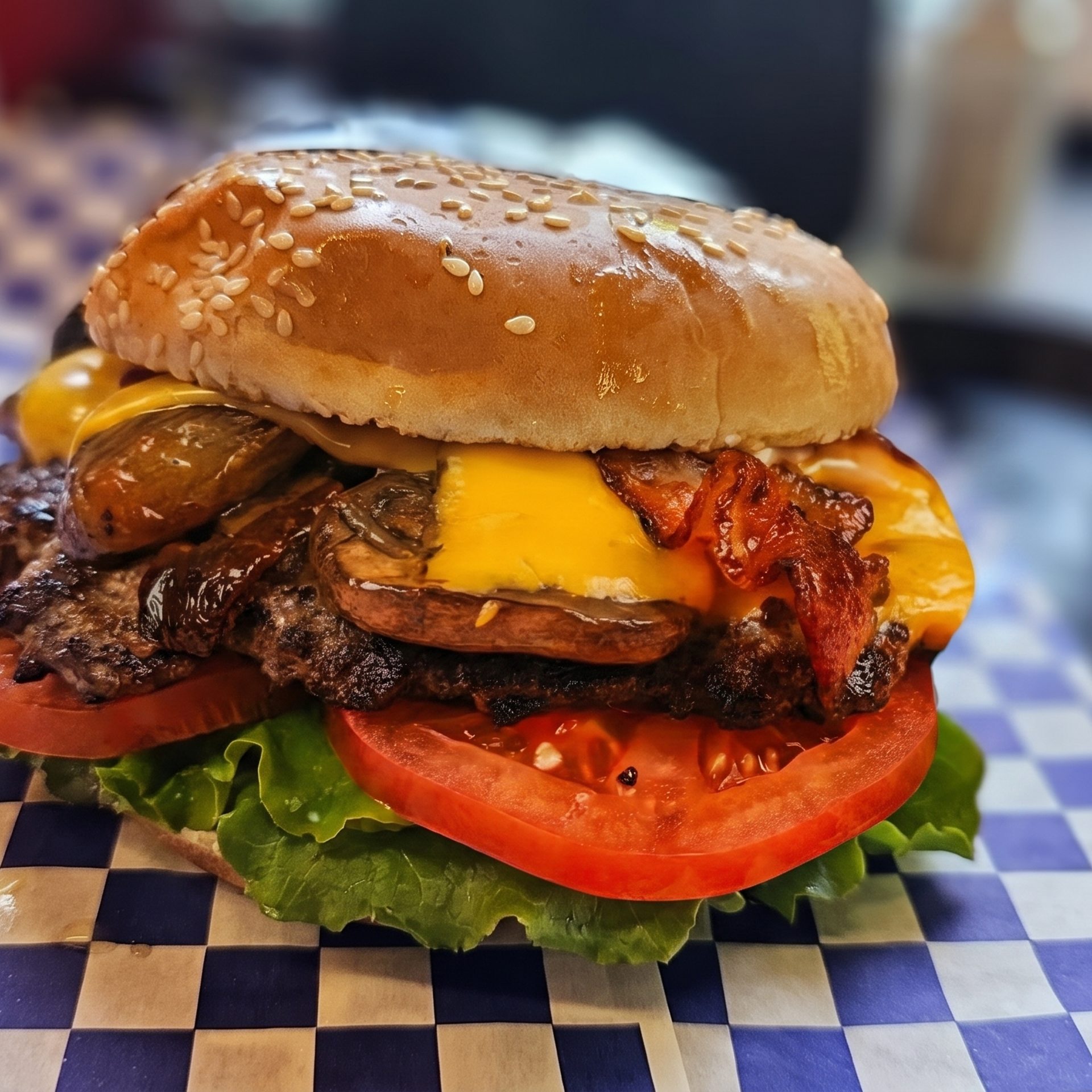 Trophyburger Gold: The Quad Burger