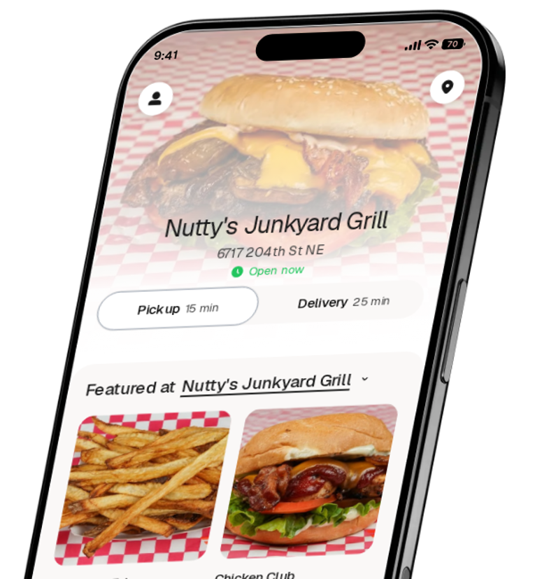 Nutty's Junkyard Grill app preview