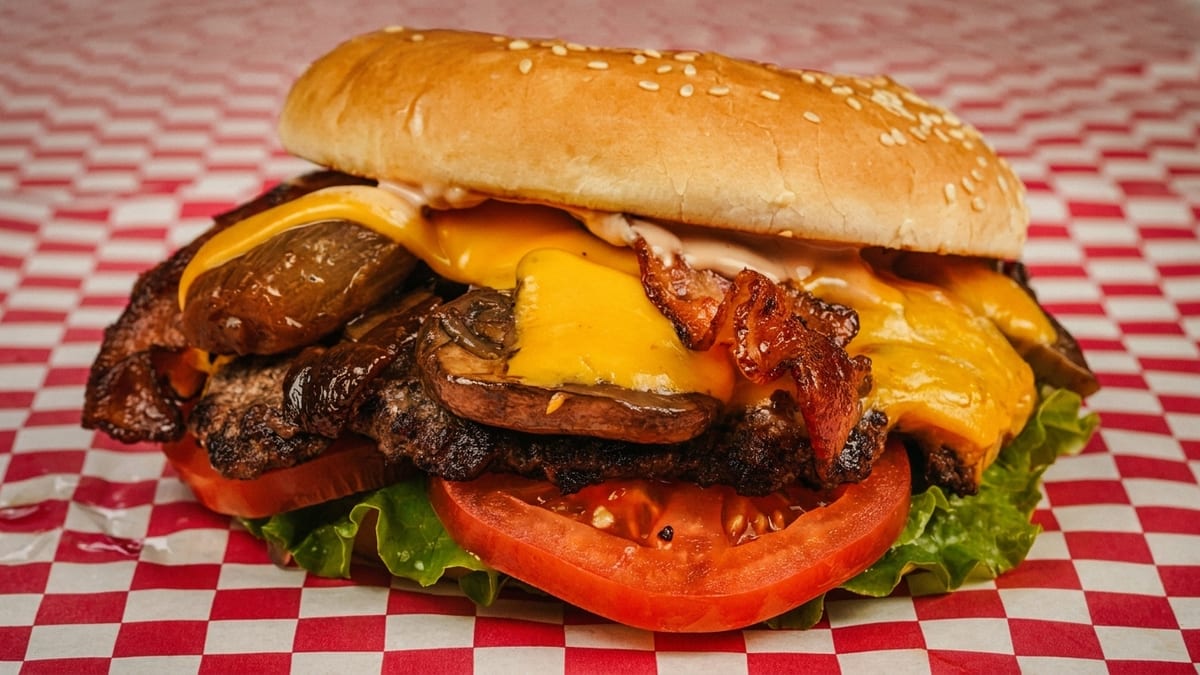 Trophyburger gold: the Quad Burger